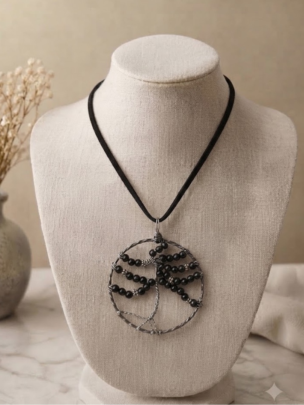 Handmade Tree of Life Pendant Necklace